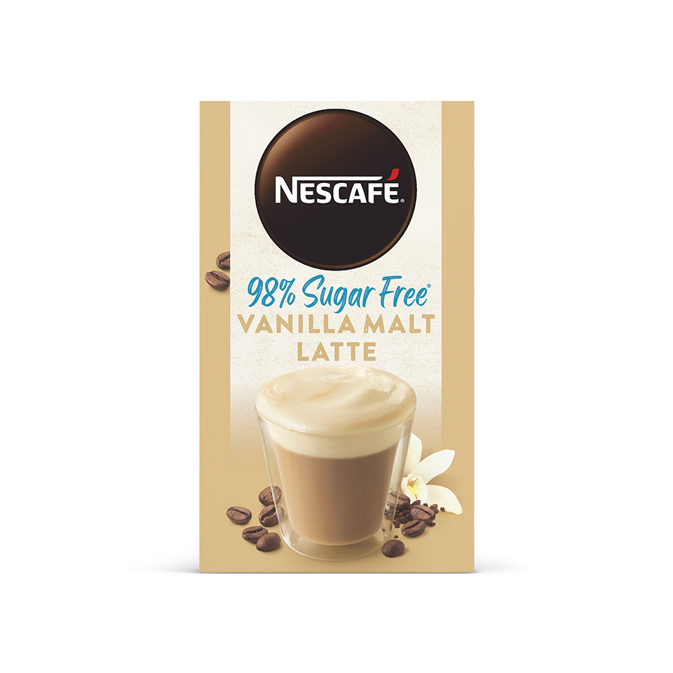 NescafÉ® Sugar Free Vanilla Malt Latte Sachets Nescafé Au